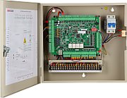 Centrala control acces Hikvision 4 usi ( 4 x cititoare Wiegand sau 8 x cititoare RS485), DS-K2604T Compatibilitate cititoare: 4 x Wiegand sau 8 x RS485 Capacitate de stocare: 100,000 cartele si 300,000 evenimente Intrari: 4 alarm input, Door Magnetic x4, Door Switch x4, Case Input x8