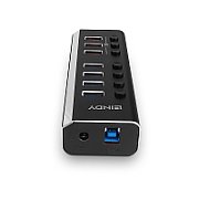 Hub Lindy 7x porturi USB 3.0,dintre care 3x porturi USB QuickCharge,
