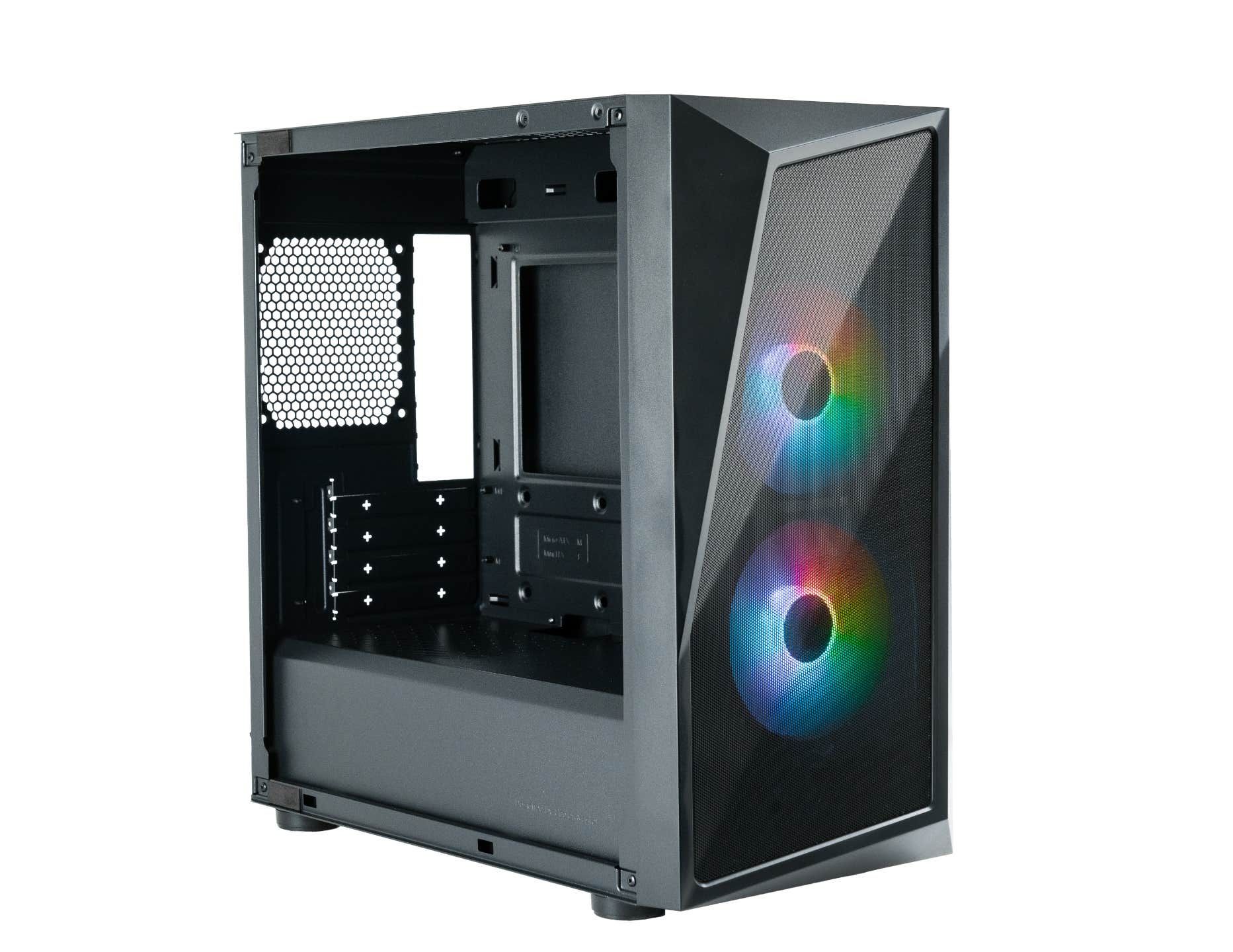 CARCASE Cooler Master CMP 320, M-ATX,U3+U2,W/O ODD,TG,Front ARGB FAN*2,  CP320-KGNN-S00  (timbru verde 0.19 lei)