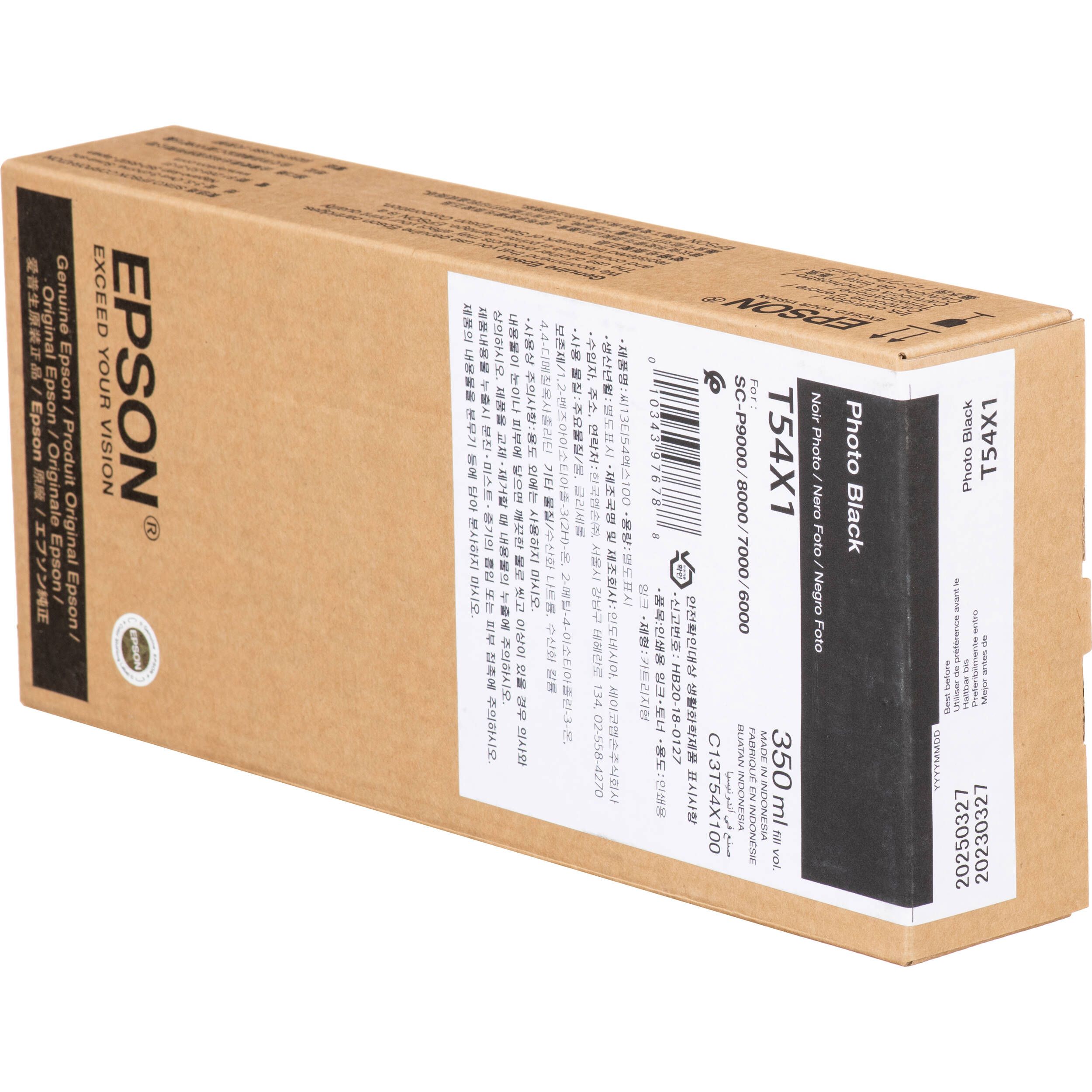 Cartus cerneala Epson T54X100 ,Negru ,350 ml ,Original (T54X1) 