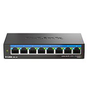 D-Link D-LINK DMS-108 UNMANAGED SWITCH 8 PORT, Interfata: 8 x 10/100Mbps/1G/2.5G, Auto MDI/MDIX, Capacitate Switch 40 Gbps,  Packet Forwarding Rate: 29.76 Mpps, Dimensiuni: 145 x 82 x 28 mm, Greutate: 343g