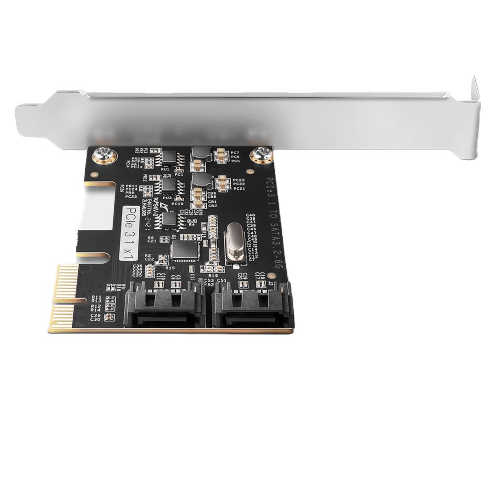 PCI-Express Gigabit, 2x SATA 6G port, Chipset Jmicron JMB582_4
