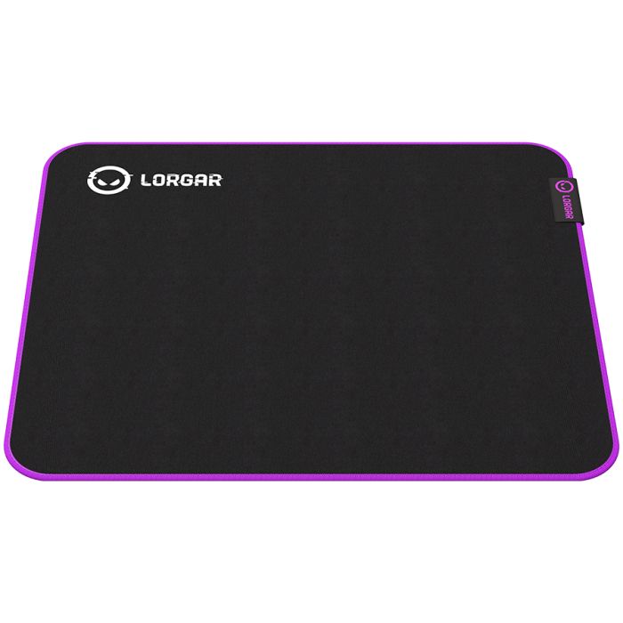 Lorgar Main 313, Gaming mouse pad, High-speed surface, Purple anti-slip rubber base, size: 360mm x 300mm x 3mm, weight 0.195kg_1