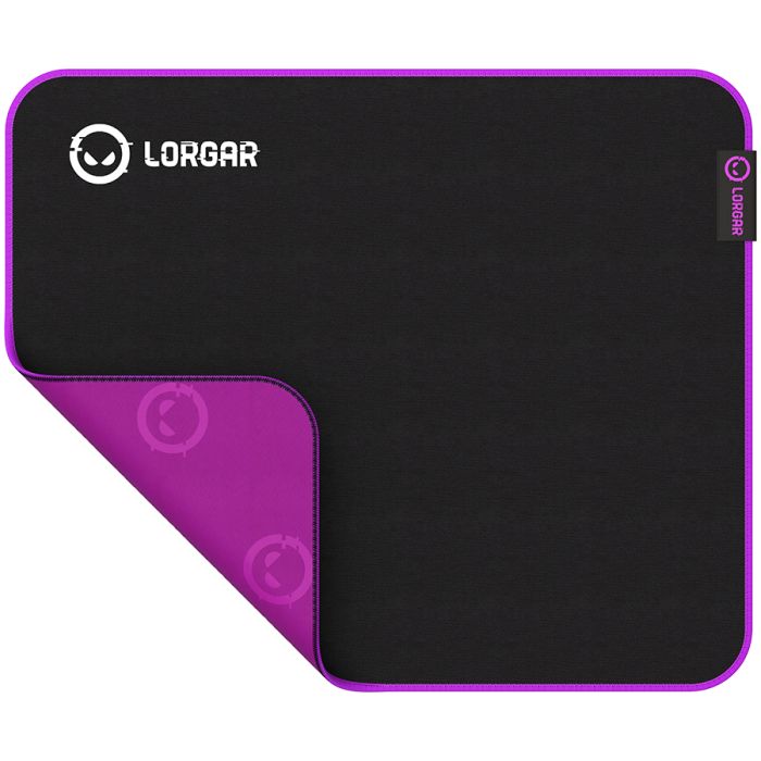 Lorgar Main 313, Gaming mouse pad, High-speed surface, Purple anti-slip rubber base, size: 360mm x 300mm x 3mm, weight 0.195kg_2