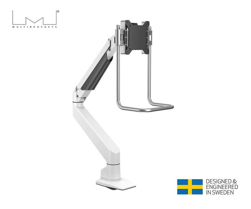 Suport Monitor Gas Lift Multibrackets MB-2604 cu maner, 15 -32  ,min.2 max.10 kg, alb