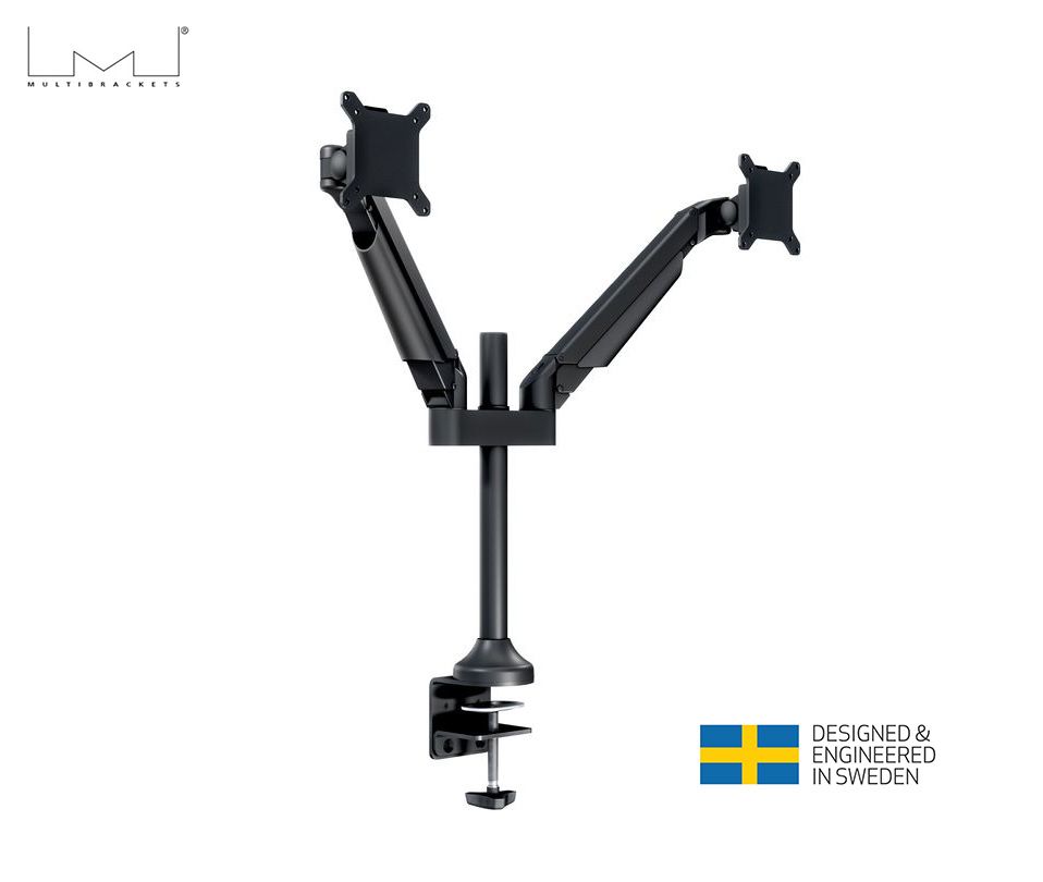 Suport 2 monitoare Gas Lift Multibrackets HD MB-2593, 15 -32 , min.9 - max.21 kg/monitor, negru