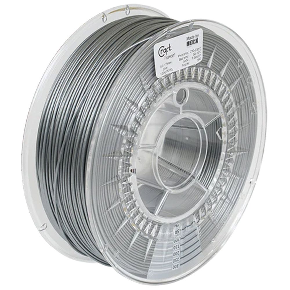 CraftBot - 300m Silver PLA Filament_1