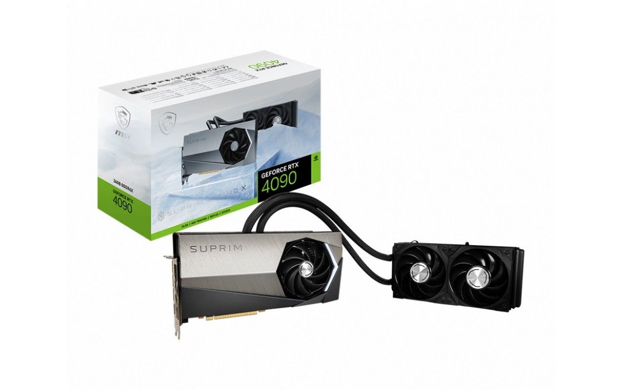 Placa video MSI GeForce RTX 4090 SUPRIM LIQUID X 24 GB GDDR6X 384 bit