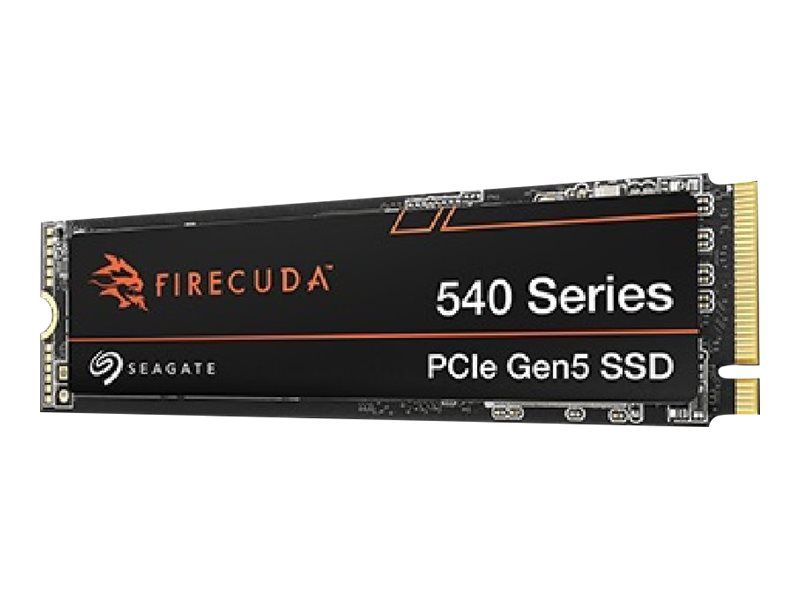 Seagate SSD SEAGATE FireCuda 540 HeatSink 1TB M.2 2280-D2 PCIe Gen5 x4 NVMe 2.0, Read/Write: 9500/8500 MBps, IOPS 1300K/1500K, TBW 1000, Rescue Recovery 3 ani