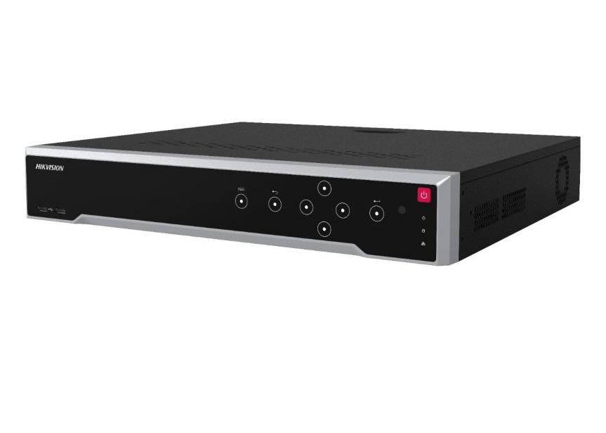 Hikvision NVR DS-7716NI-M4; 16 canale; Rezolutie: pana la 32MP; Iesire video: HDMI1/VGA simultaneous output, HDMI2/VGA independent output; Iesire Audio: 1-ch, RCA (Linear, 1 KΩ),Two-Way Audio; Decoding Format: H.265+/H.265/H.264+/H.264; Dual-Stream Recording;Protocol Retea: TCP/IP, DHCP, IPv4, IPv6_1