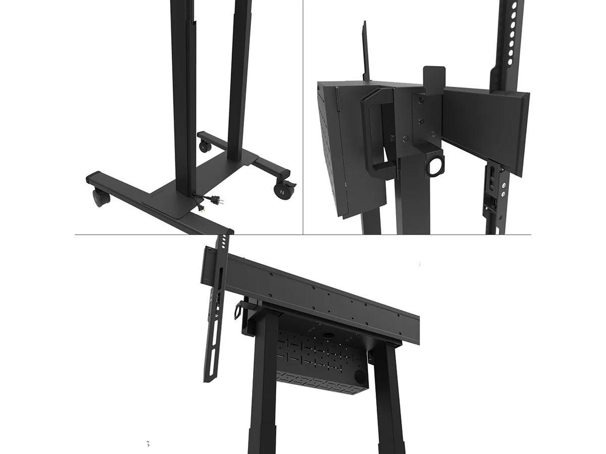Stand mobil motorizat Neomounts by Newstar 37 -100 , suporta pana la 110 kg,