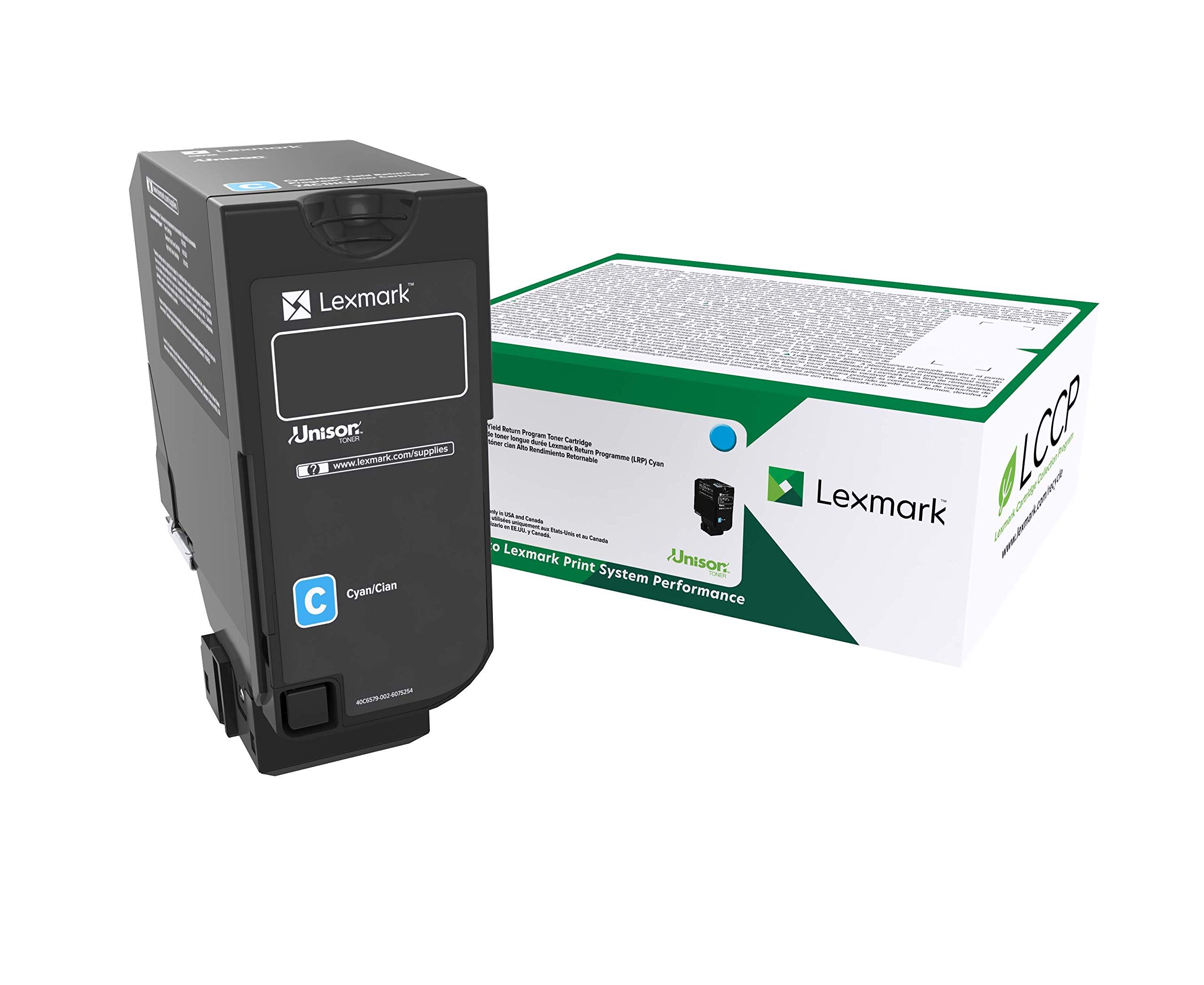 Cartus toner Lexmark 75B20C0 ,Albastru ,10 000 pagini ,Original (75B20C0) 