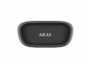 Casti Akai BTJE-J20ANC wireless, bluetooth 5.3, putere iesire incarcare 5V 500mA, capacitate baterie in standby pana la 240 ore, negru