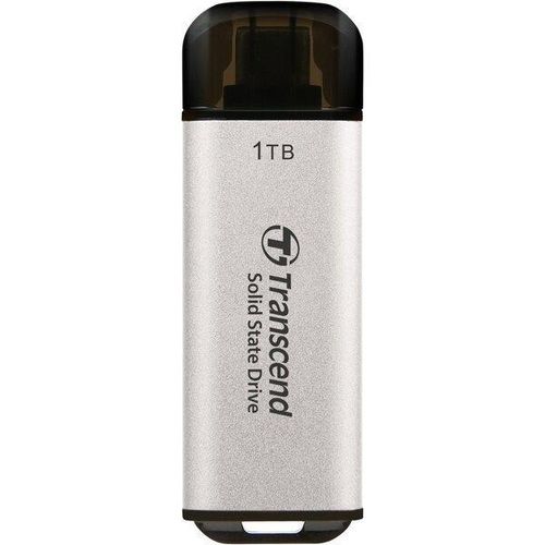 TRANSCEND ESD300S 1TB External SSD USB 10Gbps Type C Silver_1