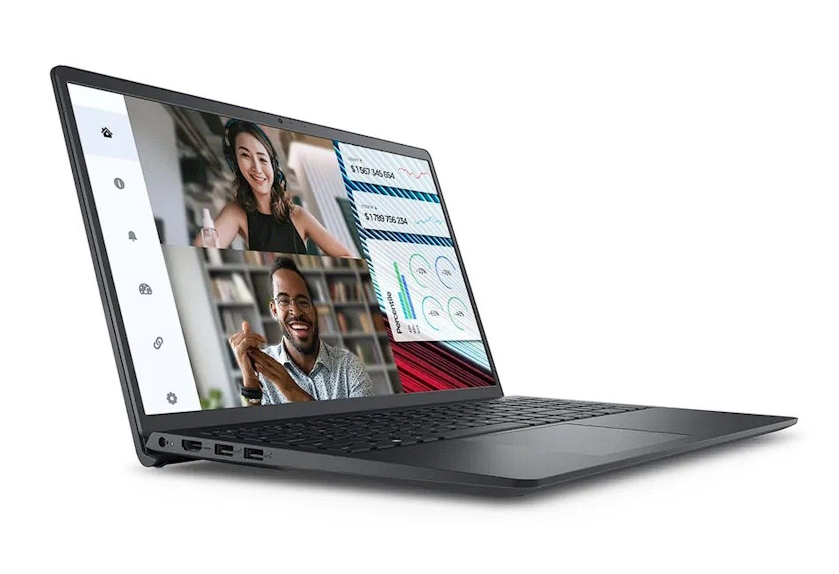 Laptop Dell Vostro 15 3520, 15.6 inch, Intel Core i5-1235U (, 4.7 GHz, 12 MB cache, 15 W), 16 GB RAM, 512 GB SSD, Intel Intel Iris Xe Graphics, Linux