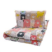 SET DE PAT SINGLE BUMBAC ANIMALS