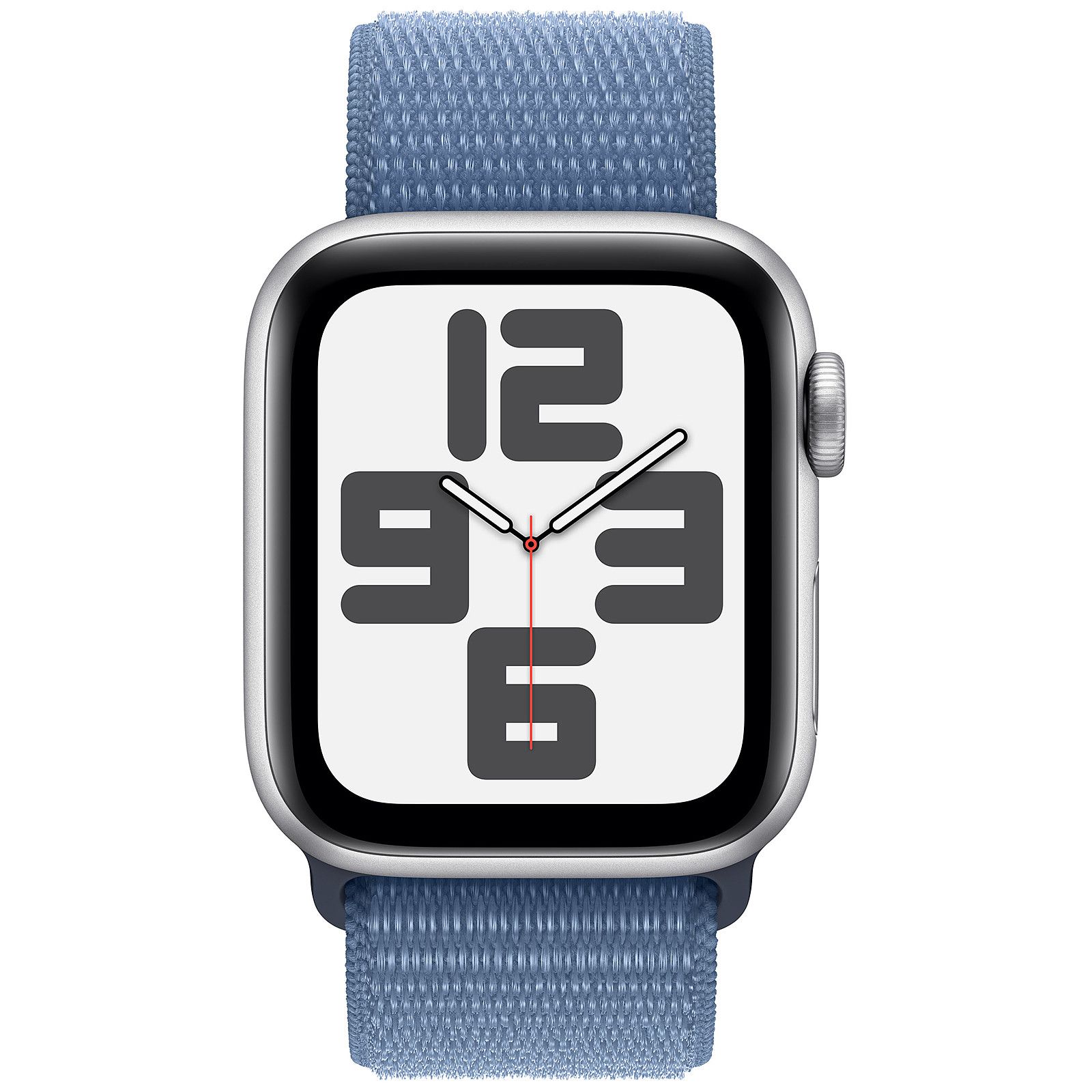 Apple Watch SE (2023) silver aluminium  40mm winter blue sport loop_2