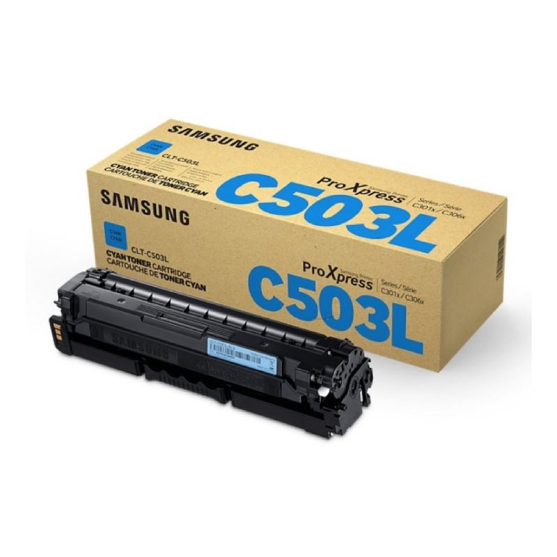 Cartus toner Samsung SU014A ,Albastru ,3 500 pagini ,Original (CLT-C503L) 