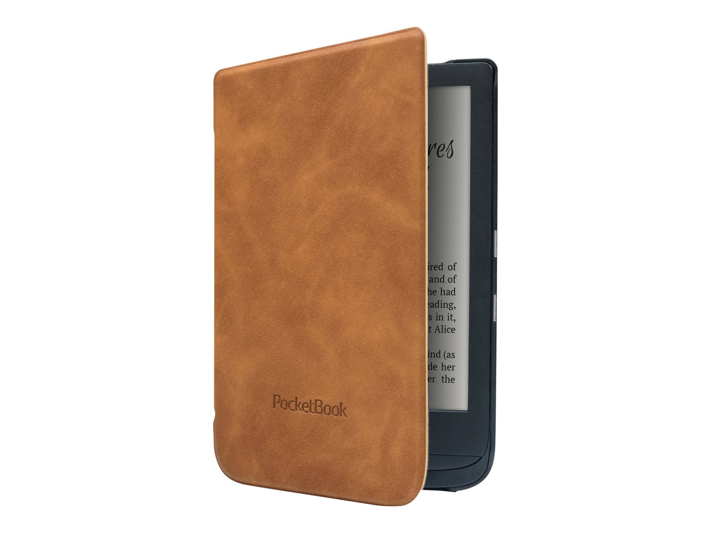Husa protectie PocketBook PU maro deschis - Shell series_3