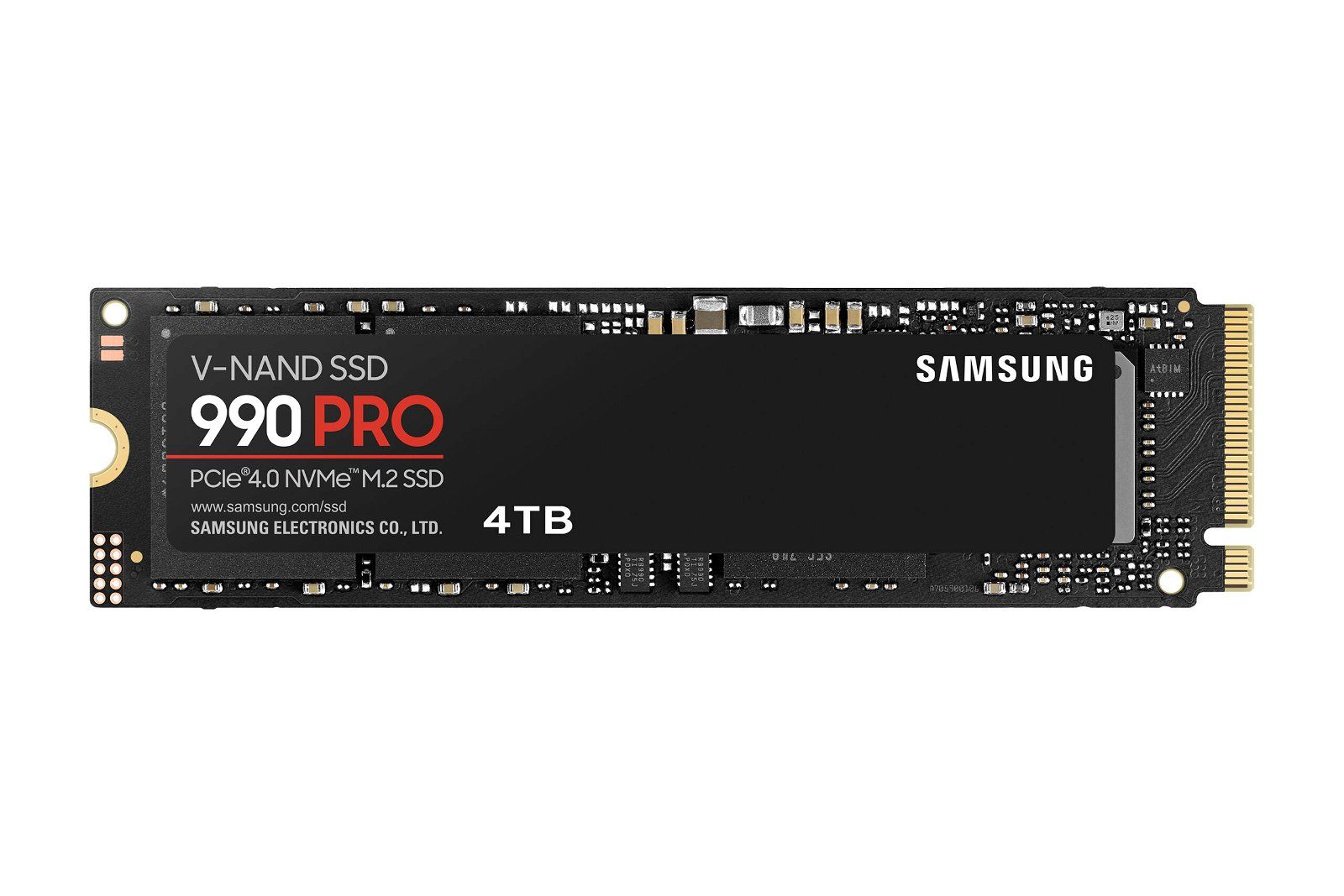 Samsung SSD Samsung, 990 PRO, retail, 4TB, NVMe M.2 2280 PCI-E, R/W speed:74500/6900 MB/s