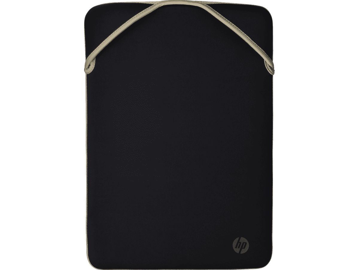 HP Protective Reversible 14inch Black/Gold Laptop Sleeve_1