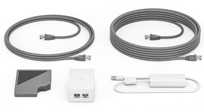 Logitech Webcam TAP CAT5E-KIT Conference Expension +++ Daten und Stromversorgung über Cat-Kabel