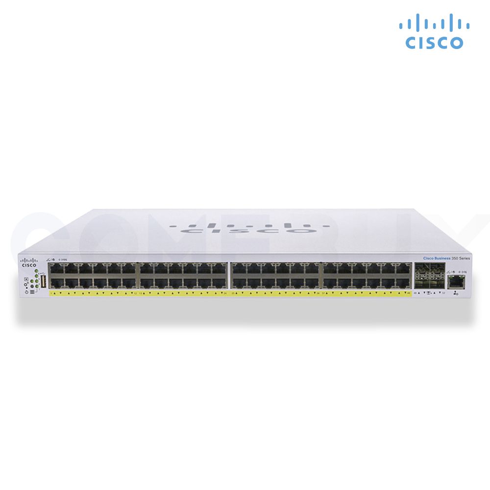 Cisco CBS350-48P-4G-EU network switch Managed L2/L3 Gigabit Ethernet (10/100/1000) Silver_3