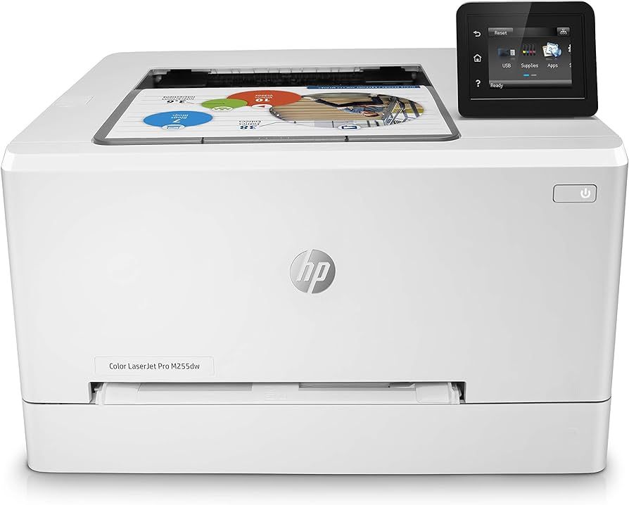 Imprimanta laser color HP M255dw, A4, duplex, USB 2.0, Wi-Fi, 21 ppm negru, 21 ppm color