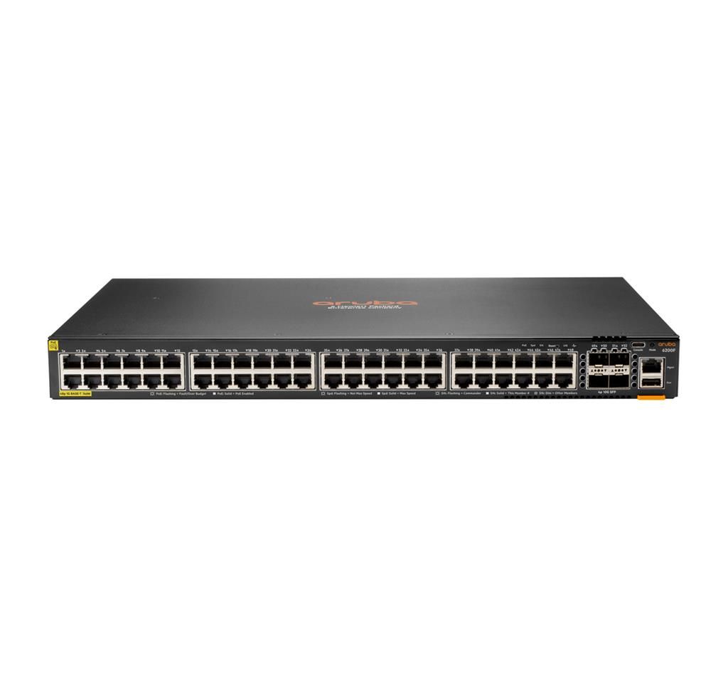 Jnc Aruba 6200F 48G Class4 PoE 4SFP+ 740W Switch EU en