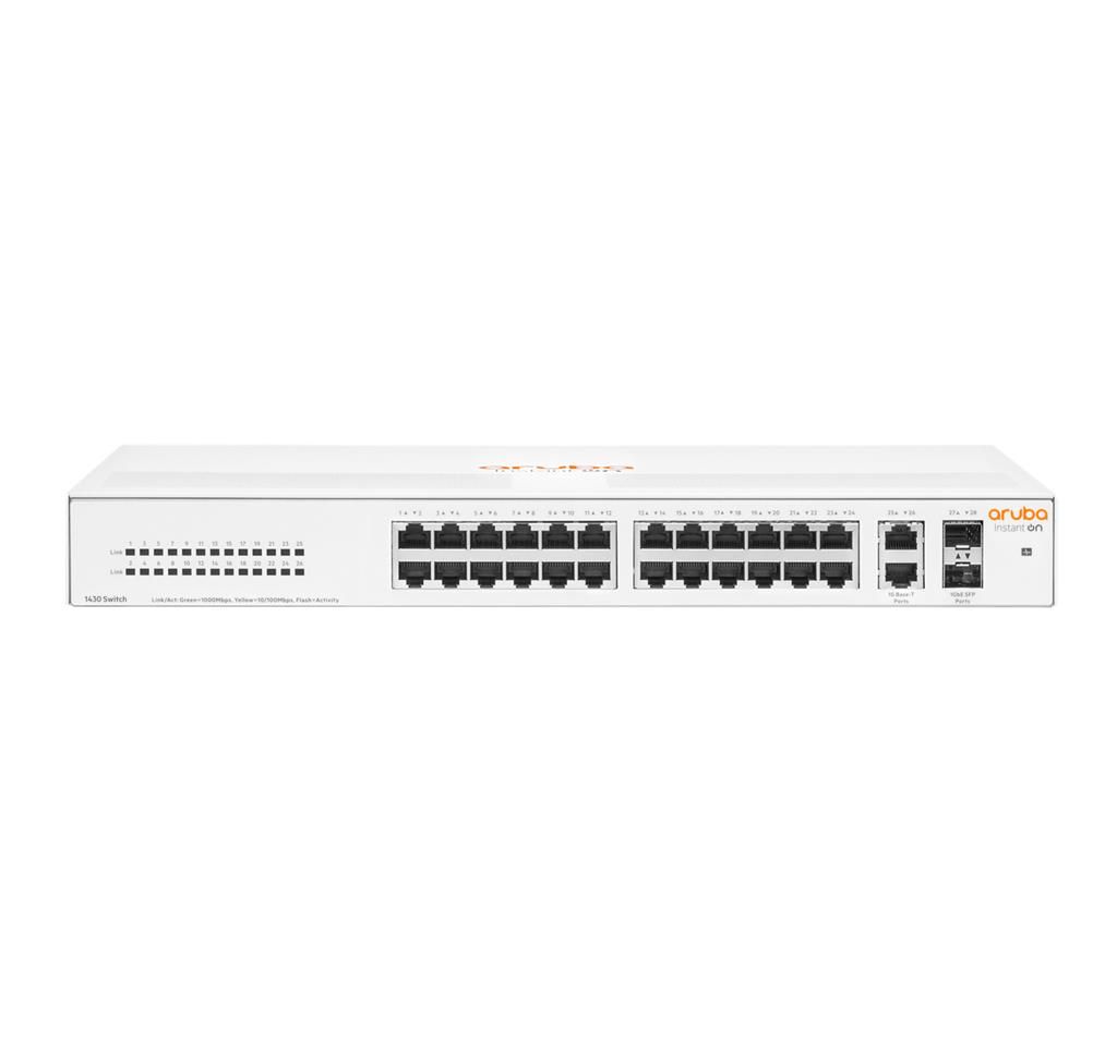 Jnc Aruba Instant On 1430 26G 2SFP Unmanaged Switch