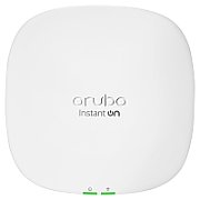 Aruba Instant On AP25 4x4 Wi-Fi 6 Indoor Access Point with 12V/18W Power Adaptor (EU) Bundle