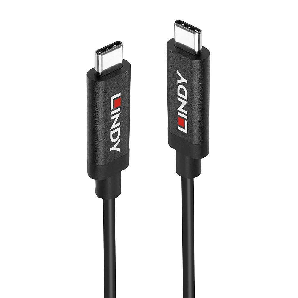 Lindy Cablu USB 3.2 Gen 2 C/C Activ, rezolutie maxima  UHD 8K 7680x4320@ 60Hz, putere  PD 3A/20V (60W, negru