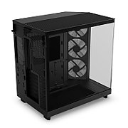 H6 Flow RGB, Compact Dual-chamber, MiddleTower, Negru