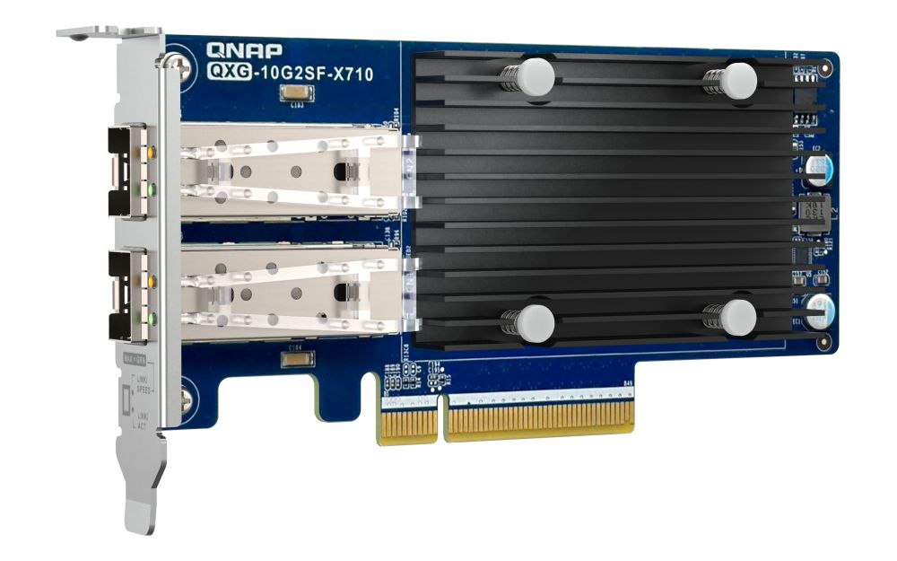 QNAP LAN Card 2x 10GbE SFP+ PCIe Erweiterungskarte QXG-10G2SF-X710