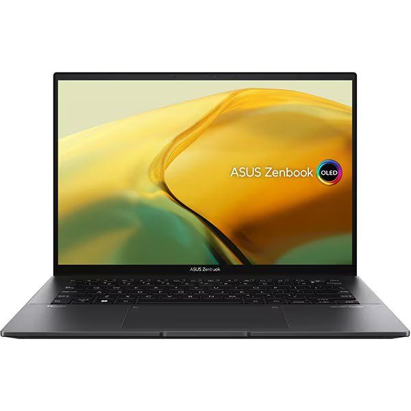 Laptop ASUS ZenBook 14, UM3402YA-KM605X, 14.0-inch, 2.8K (2880 x 1800) OLED 16:10 aspect ratio, AMD Ryzen™ 7 7730U Mobile Processor 2.0GHz (8- core/16-thread, 16MB cache, up to 4.5 GHz max boost), LPDDR4X 16GB, 512GB M.2 NVMe™ PCIe® 3.0 SSD, 90Hz refresh rate, Glossy display, 1080p FHD camera, Wi-Fi_2