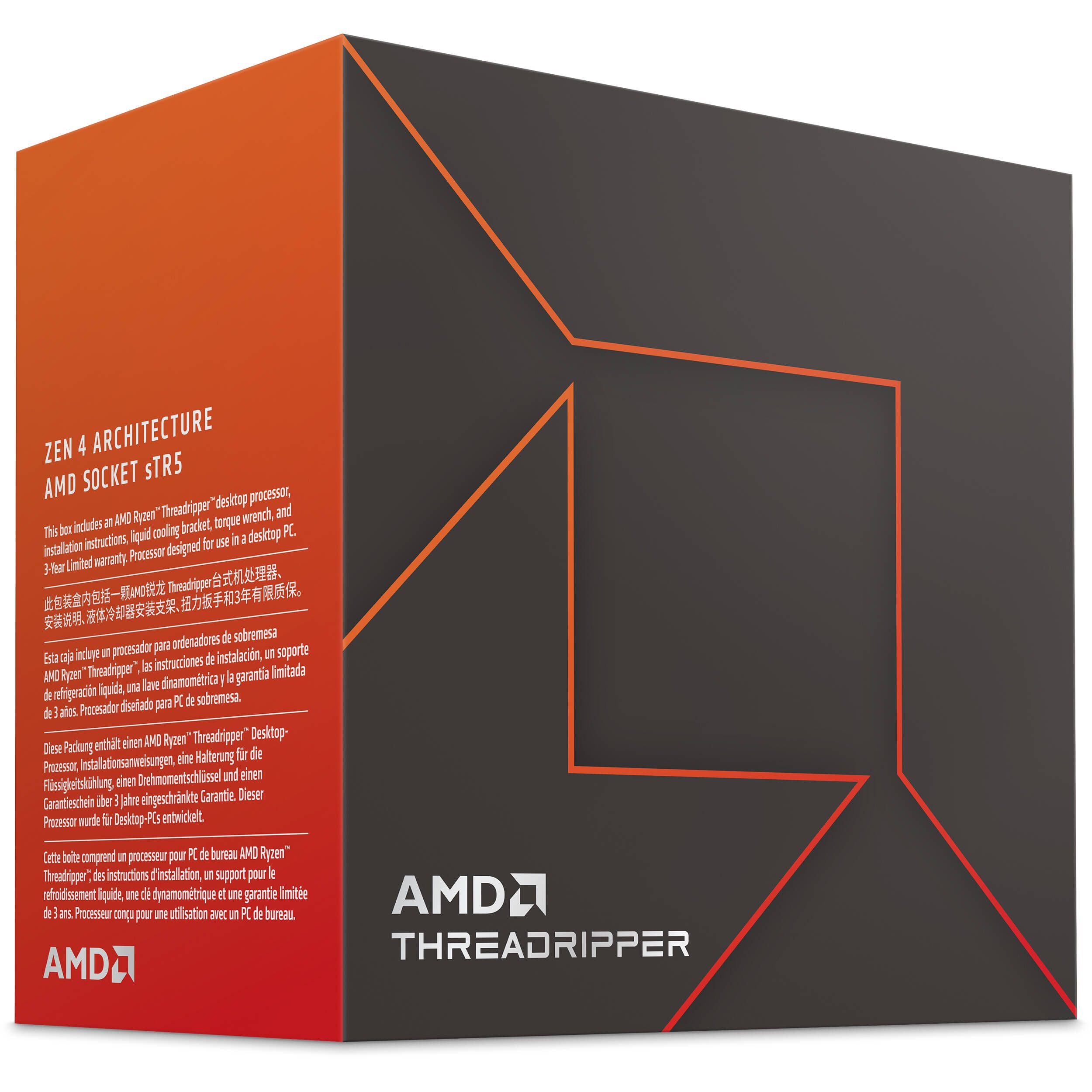 CPU AMD RYZEN TR 7970X STR5 32C/64T/5.3GHZ/160MB/350W/TRAY AMD Ryzen™ Threadripper™ 7970X STR5_1