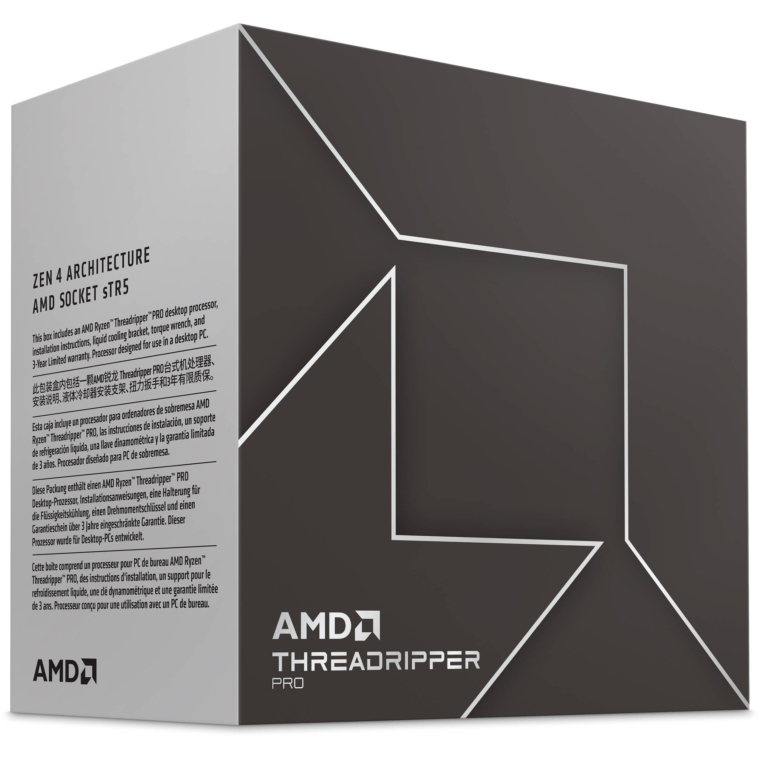 CPU AMD RYZEN TR PRO 7965WX STR5/WRX90 24C/48T/5.3GHZ/152MB/350W/TRAY AMD Ryzen™ Threadripper™ PRO 7965WX_1