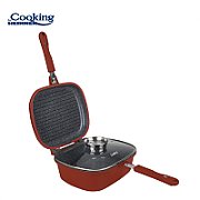 TIGAIE DUBLA ALUMINIU 30x12.5CM,CALABRIA, COOKING BY HEINNER