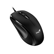 MOUSE Genius,  DX-101 , PC sau NB, cu fir, USB, optic, 1200 dpi, butoane/scroll 3/1, , negru,  31010026401  (timbru verde 0.18 lei)