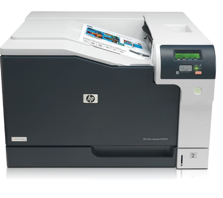 Imprimanta laser color HP CP5225, A3, USB 2.0, Wi-Fi, 20 ppm negru, 20 ppm color