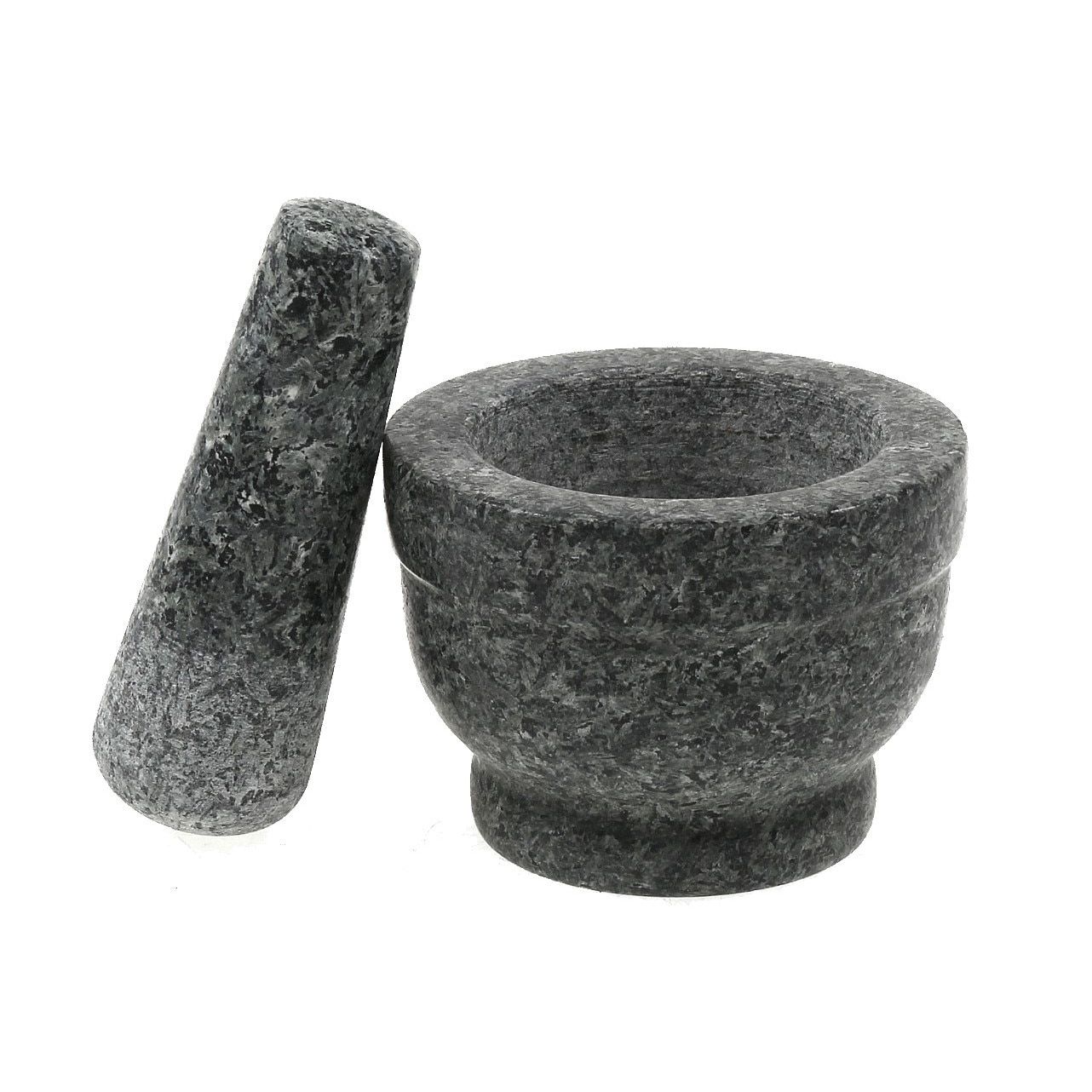 MOJAR CU PISTIL DIN MARMURA, DIA 9.5 CM, NEGRU, VANORA HOME