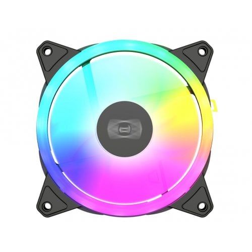 Ventilator PCCooler F3 T120ARGB  3 IN 1 BK ,120 x 120 x 25 mm ,500 - 1800 rpm ,Negru ,ARGB 