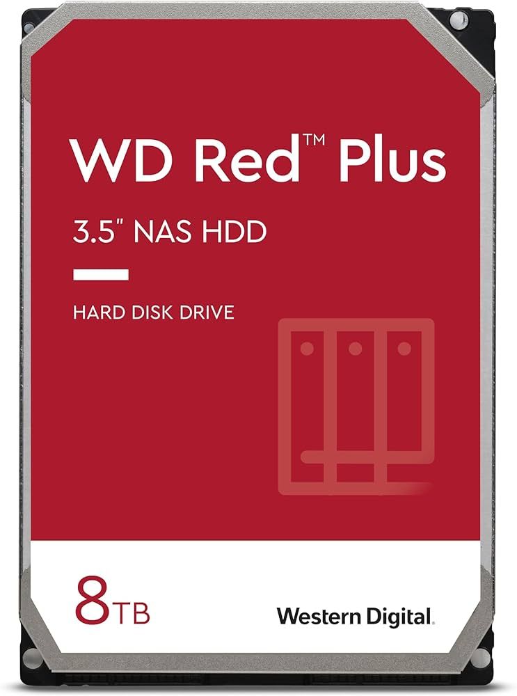 WD HD3.5  SATA3 8TB WD80EFPX / 24x7 / NAS (Di) 256MB / 5640rpm / CMR