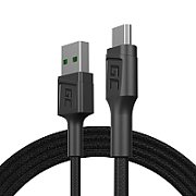 Green Cell KABGC20 USB cable 1.2 m USB 2.0 USB A Micro-USB B Black