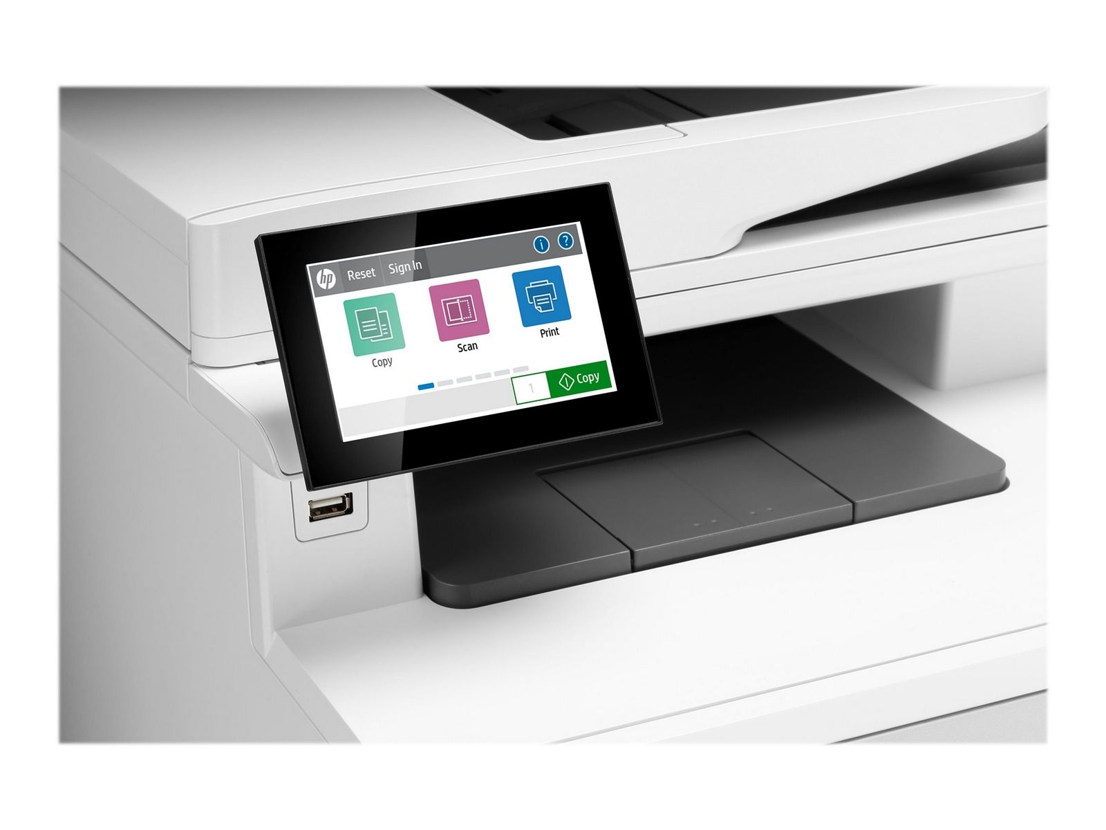 HP Color LaserJet Enterprise MFP M480f - Laser - Colour printing - 600 x 600 DPI - A4 - Direct printing - White - Black (3QA55A#B19)_5