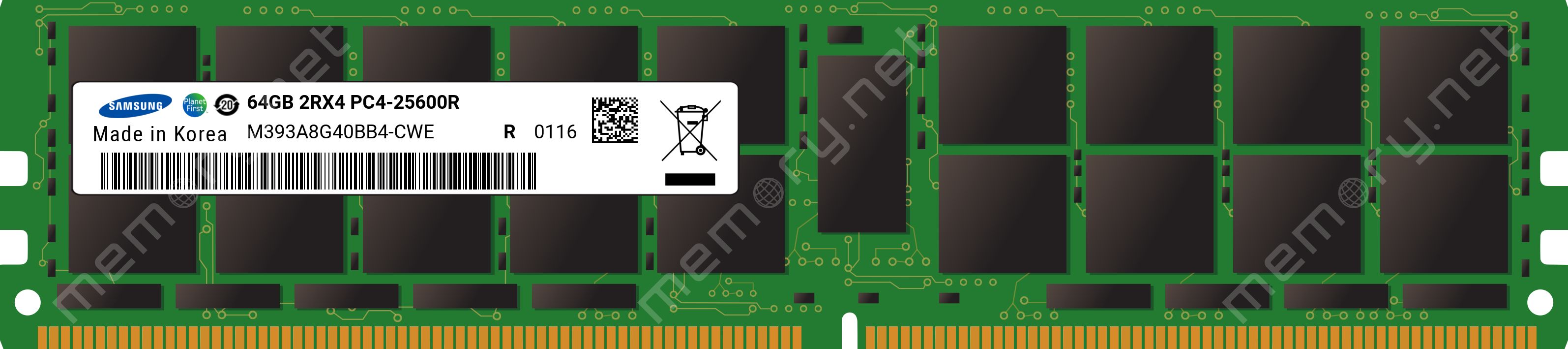M393A8G40BB4-CWE - 64 GB - 1 x 64 GB - DDR4 - 3200 MHz - 288-pin DIMM_1