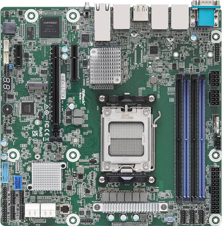 Mainboard B650D4U micro-ATX Sockel AM5 Single - Motherboard - AMD Sockel AM5 (Ryzen Zen4)