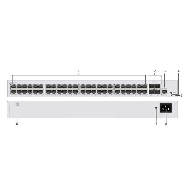 Huawei Huawei Switch S310-48T4X (48*GE ports, 4*10GE SFP+ ports, built-in AC power)