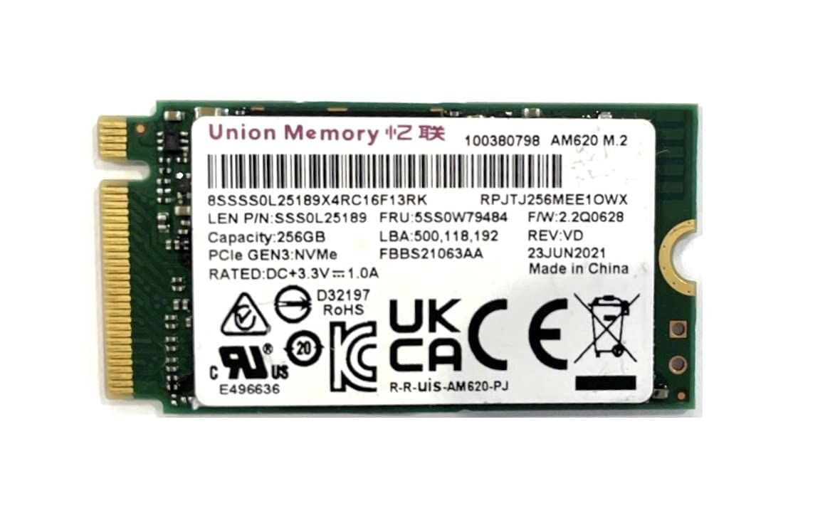 SSD Union Memory AM620 256 GB NVMe M.2 2242_1