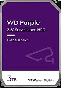 HDD intern WD, 3.5 , 3TB, PURPLE, SATA3, IntelliPower (5400rpm),  64MB, Surveillance